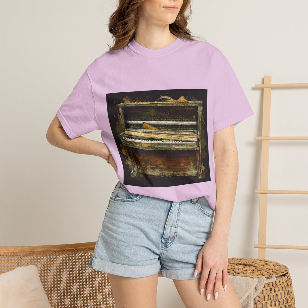 Vintage Piano Original Art T Shirt