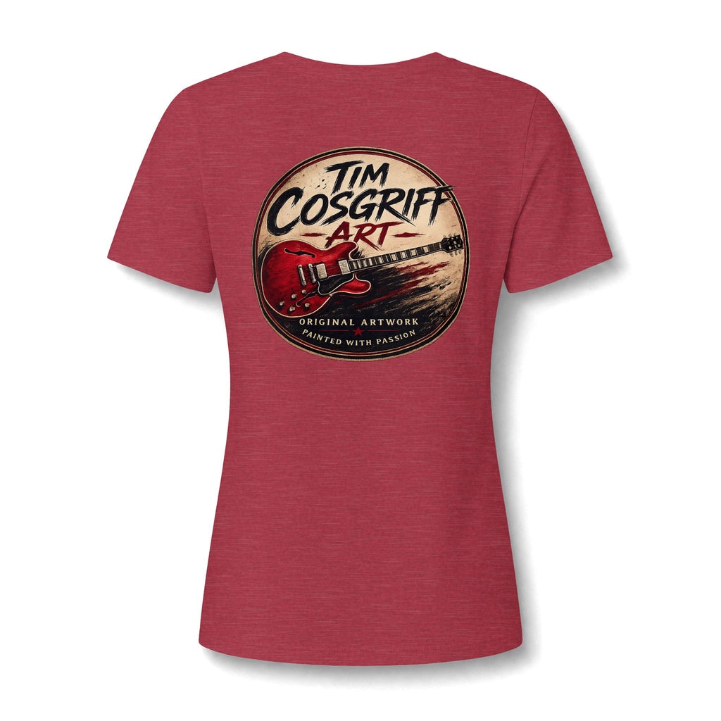 Neil Young Women's V Neck Tee