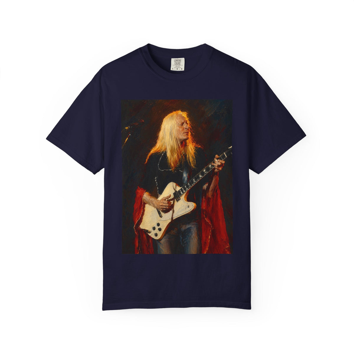 Johnny Winter Guitar T Shirt