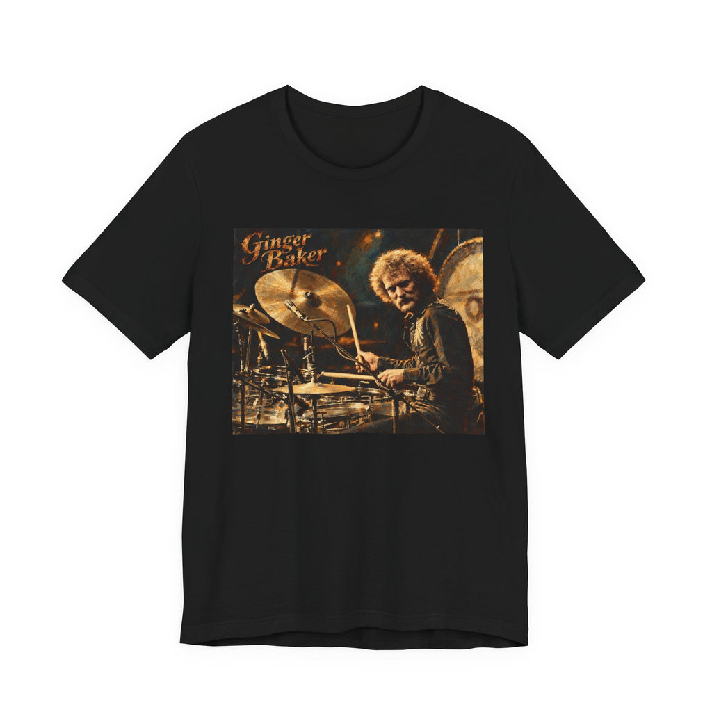 Ginger Baker Drummer T Shirt