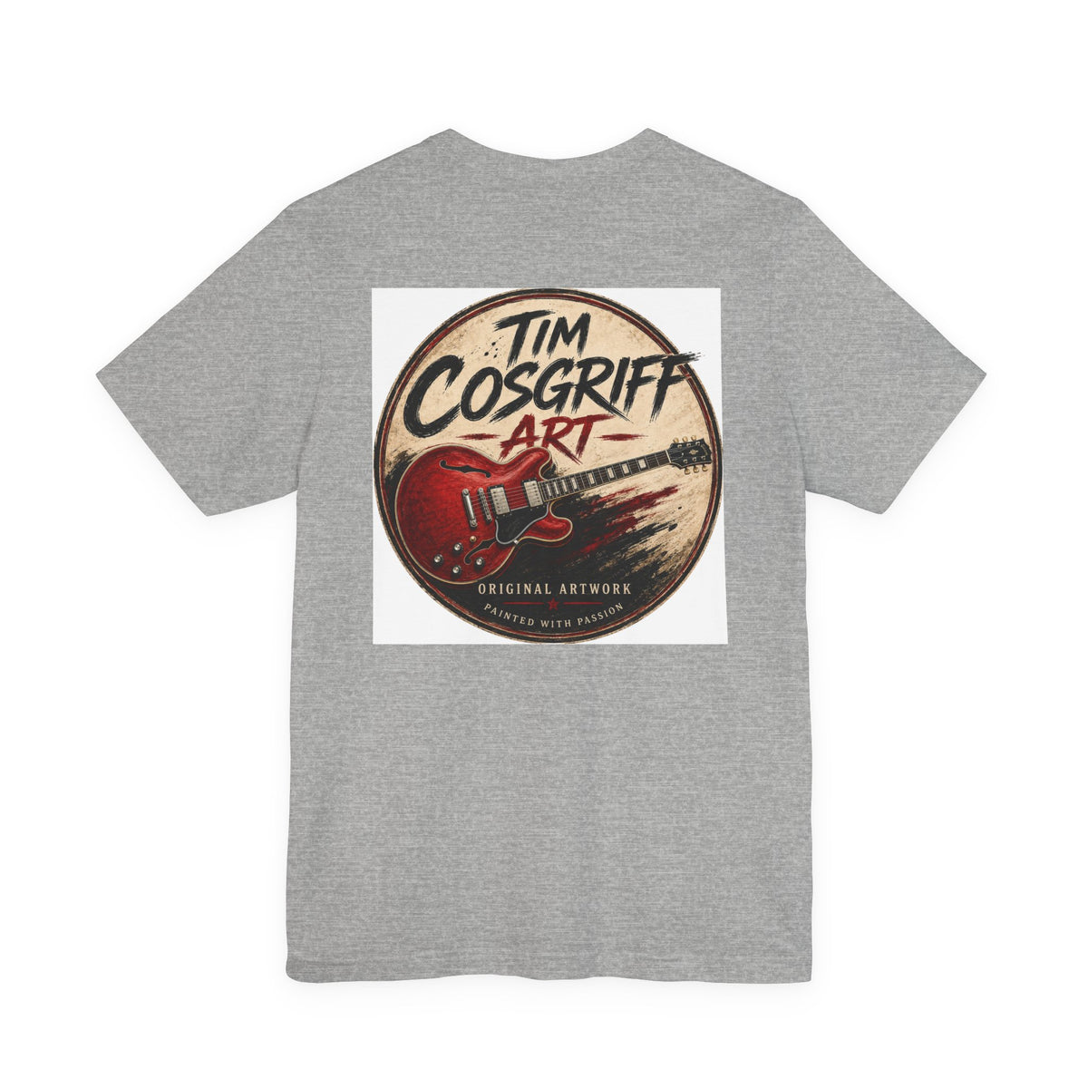 Guitar Island Sunset T Shirt