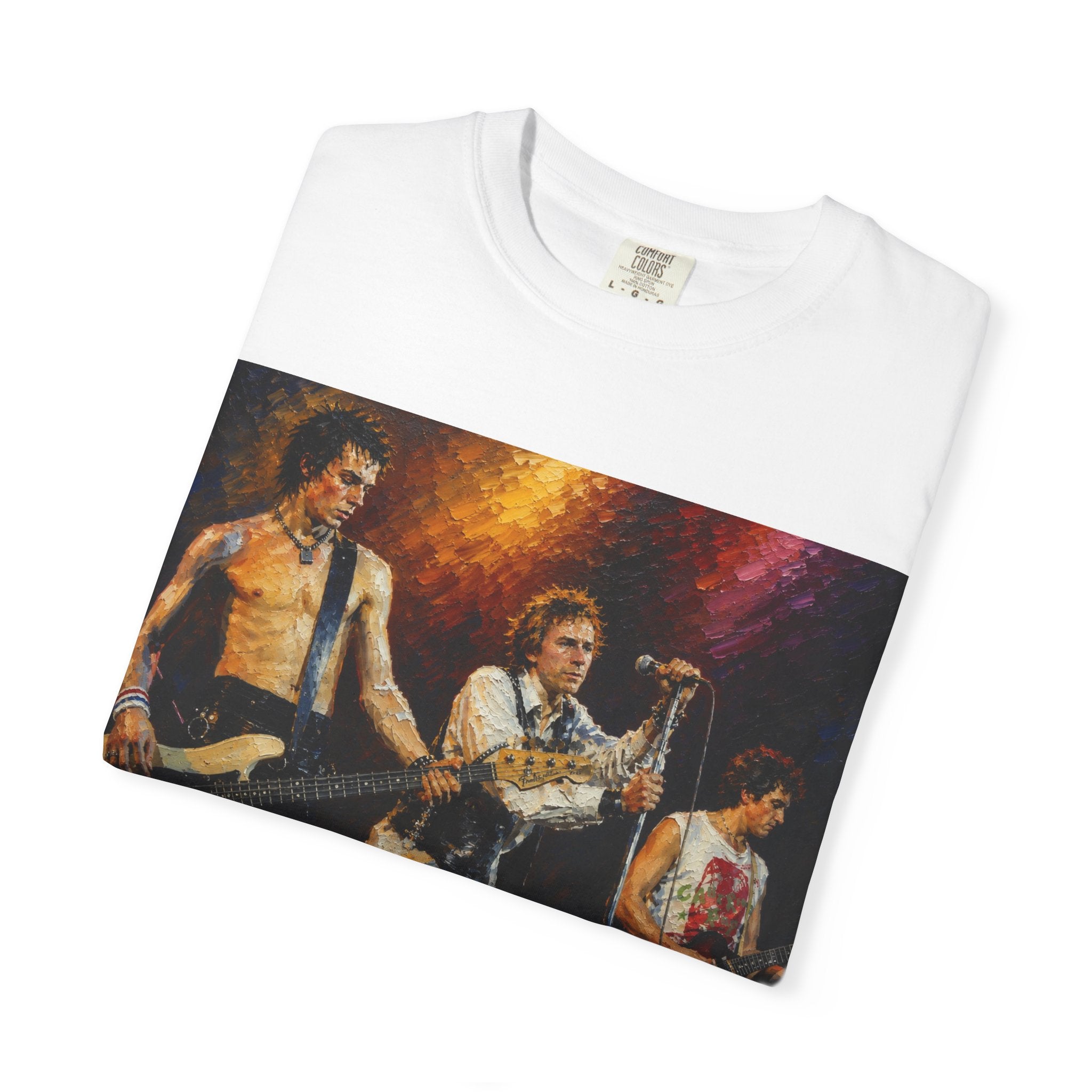 Punk Rock T‑Shirt  Retro Rock Band Photo Tee
