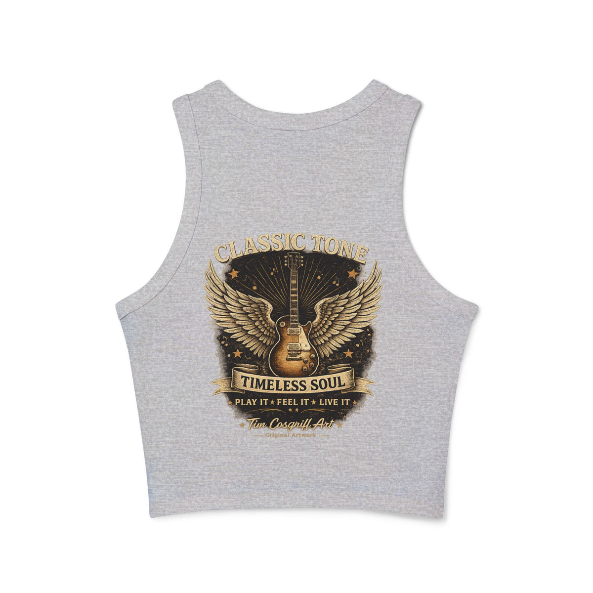 Janis Joplin Classic Rock Crop Tank Timeless Soul Racer Tank