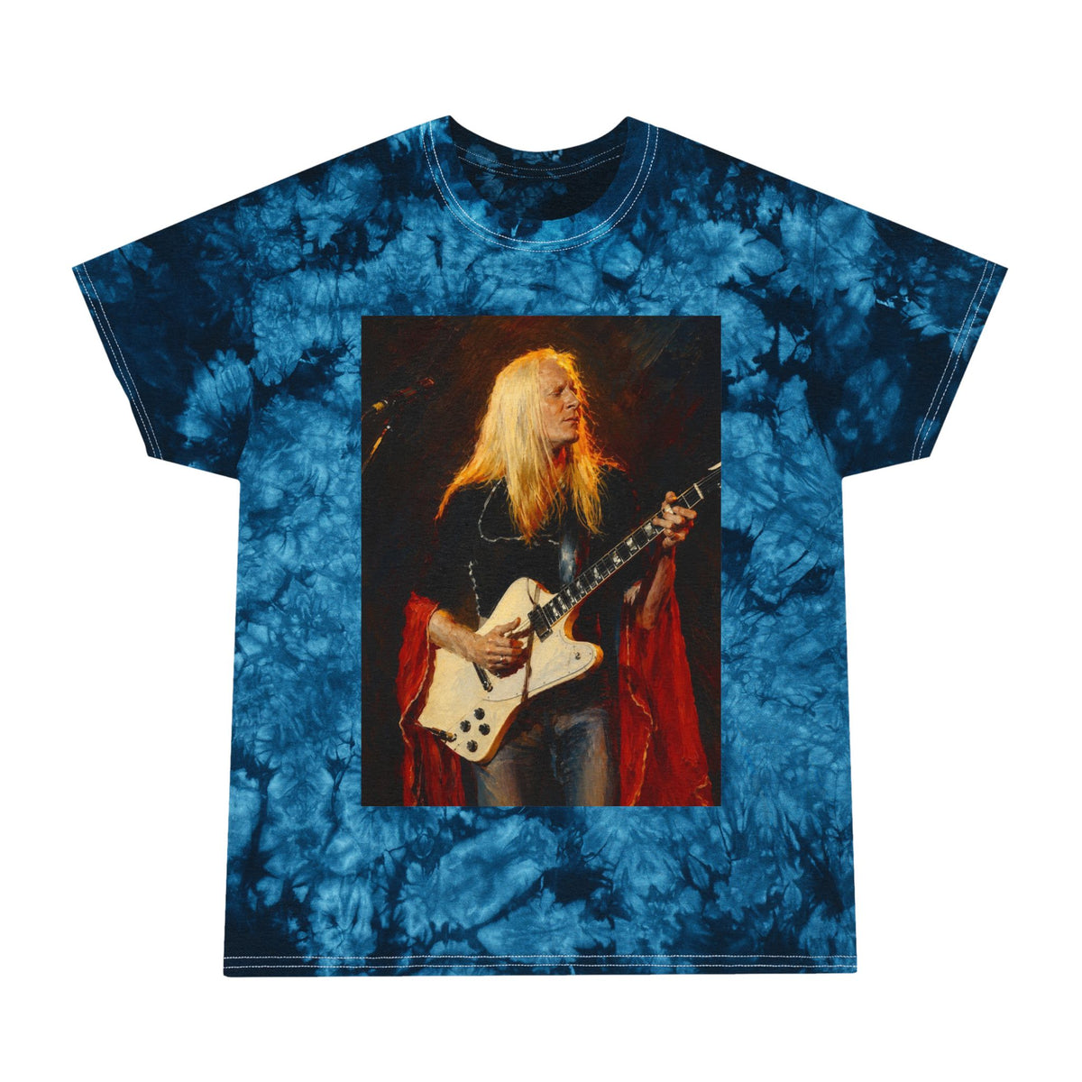 Johnny Winter Tie Dye T Shirt