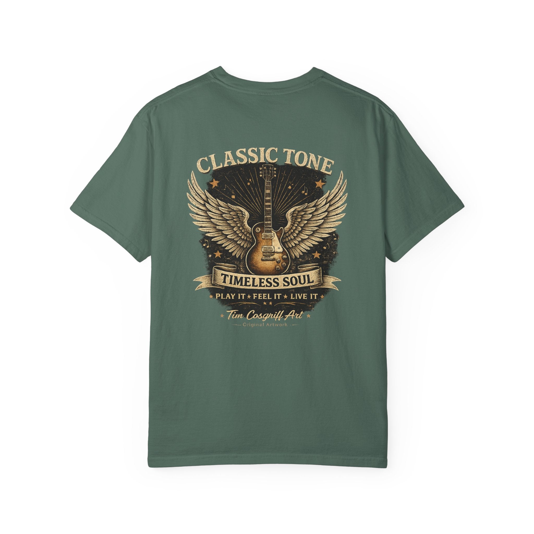 Vintage Piano & Guitar Tee — "Classic Tone Timeless Soul" Graphic T-Shirt