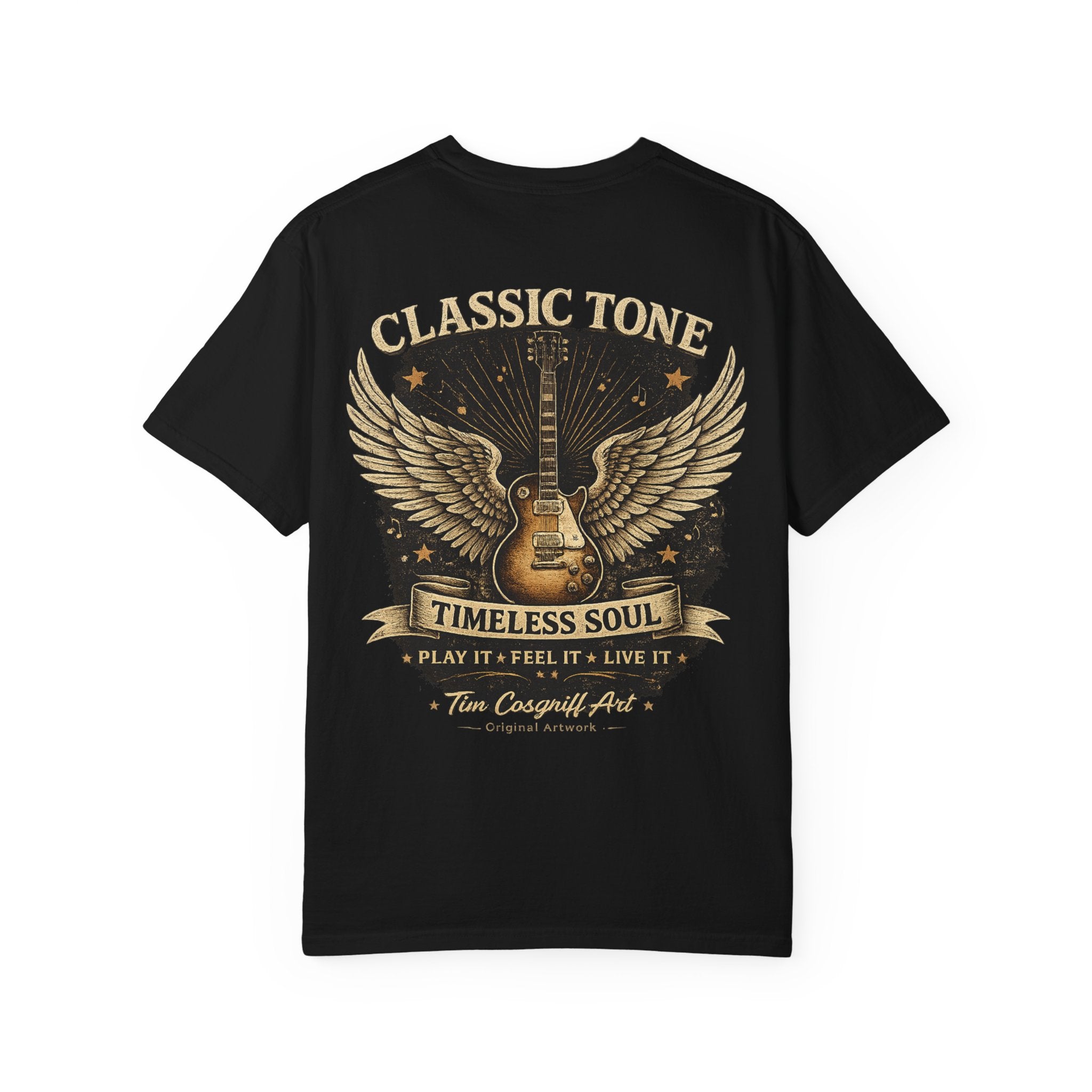 Vintage Guitar T-Shirt — "Classic Tone: Timeless Soul" Rock Music Tee