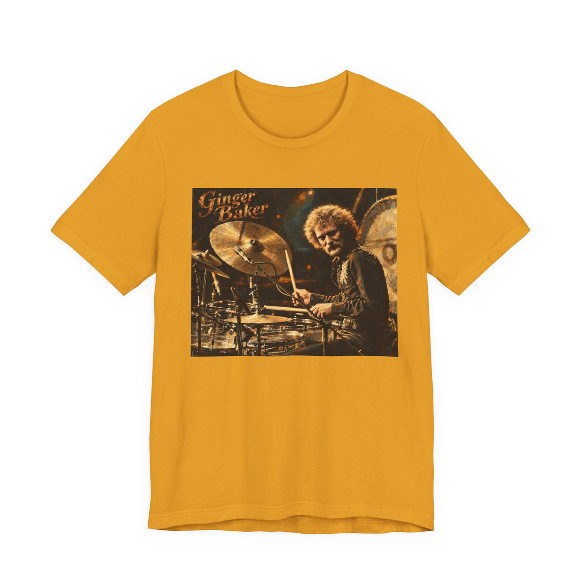 Ginger Baker Drummer T Shirt