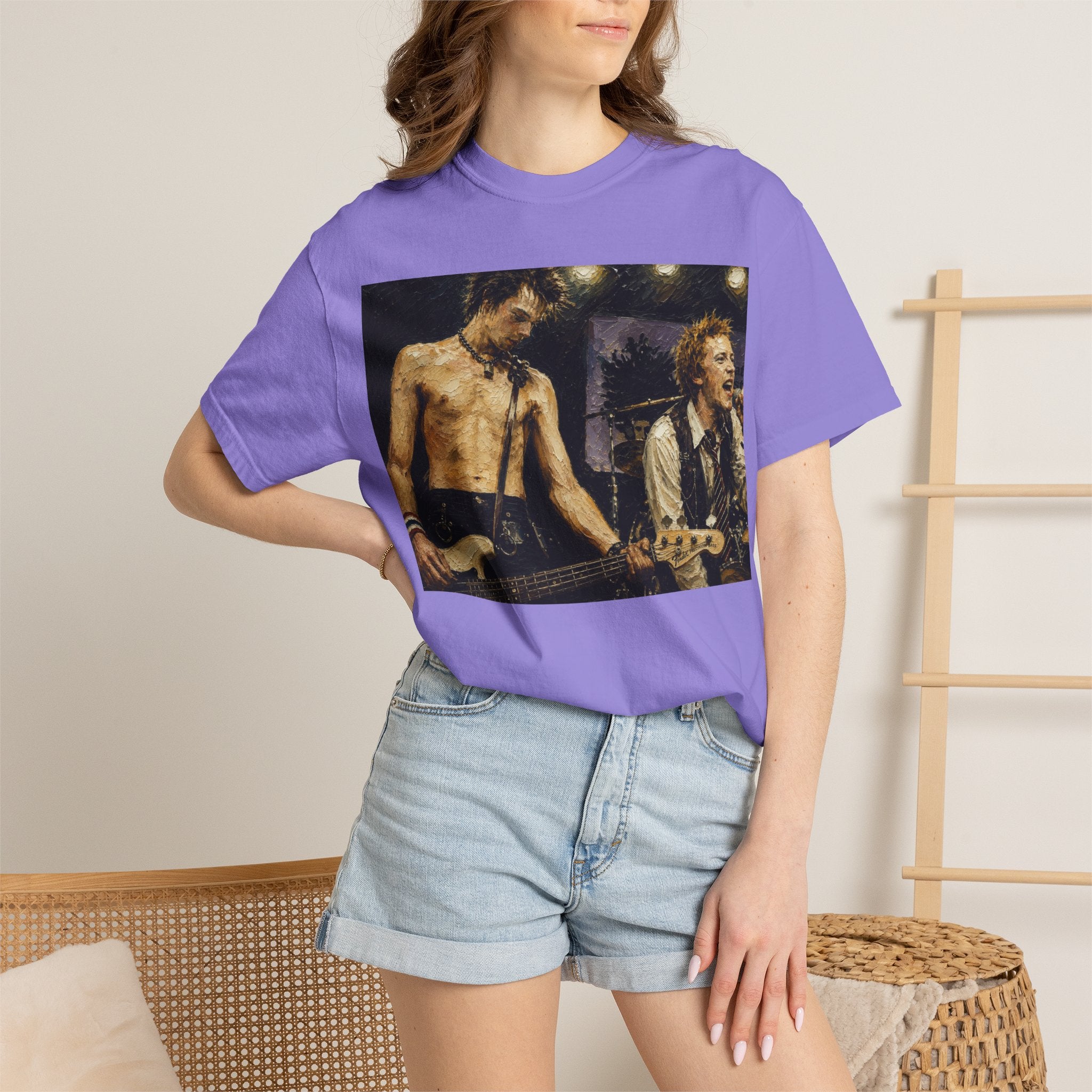 Rock Band Photo T-Shirt  Vintage Live Concert Tee