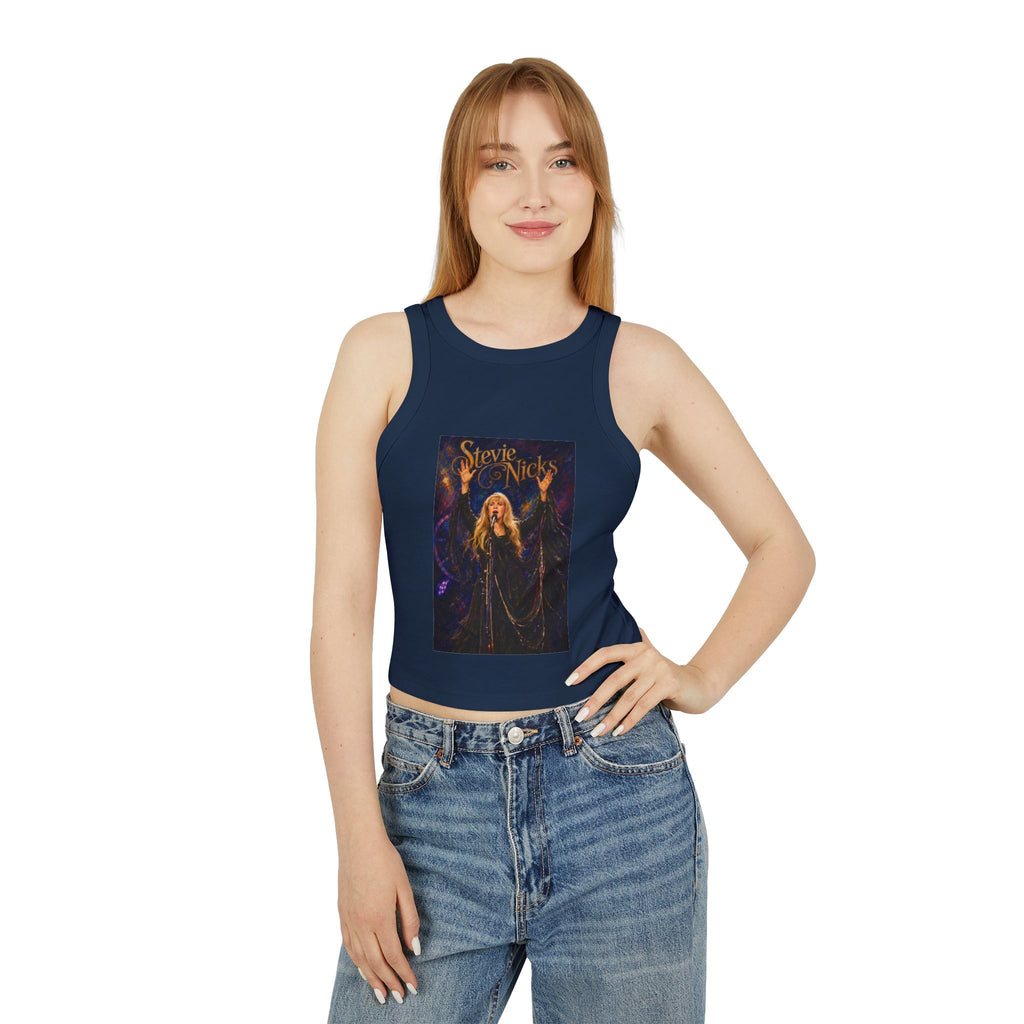 Racer Tank Top Classic Rock Graphic Stevie Nicks