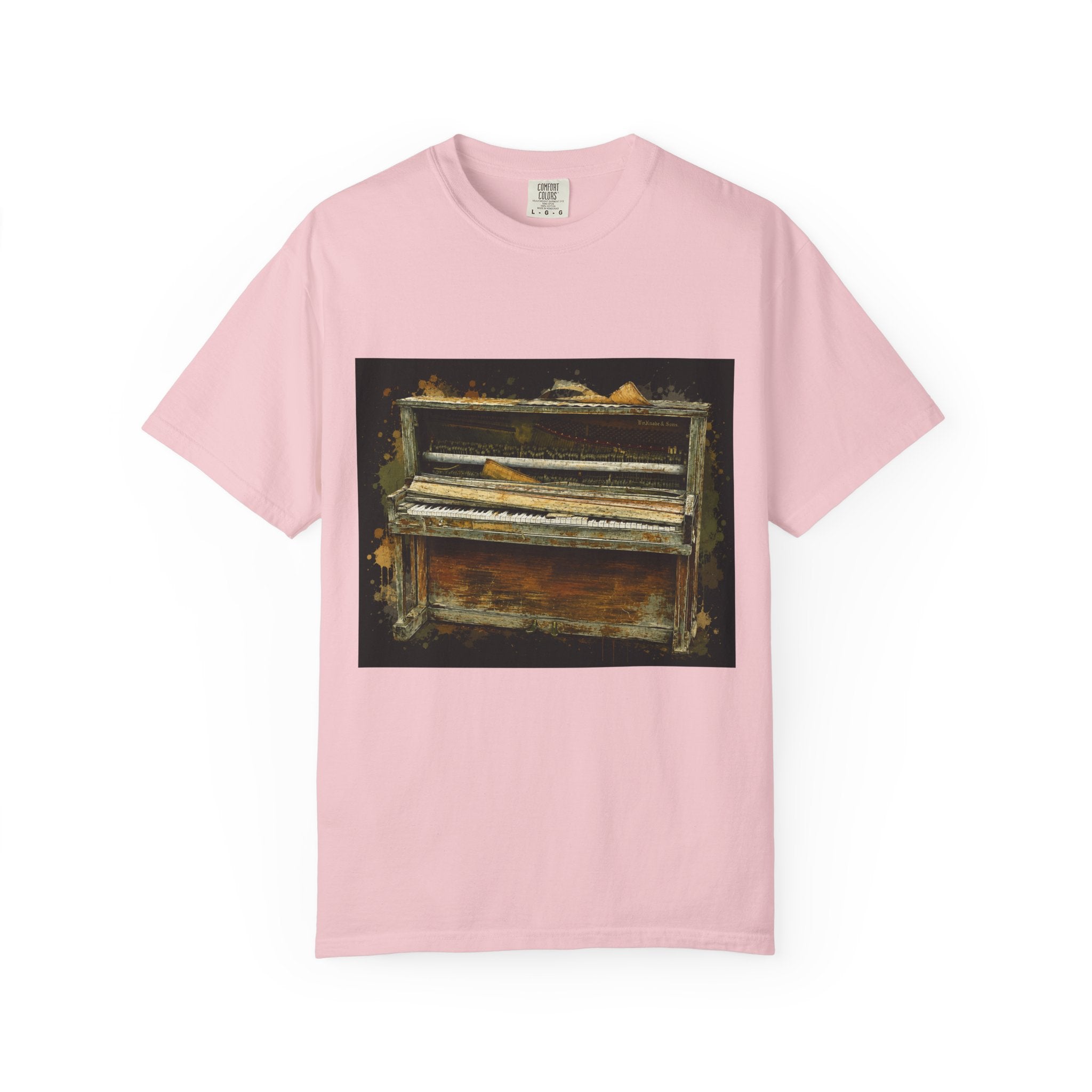 Vintage Piano & Guitar Tee — "Classic Tone Timeless Soul" Graphic T-Shirt