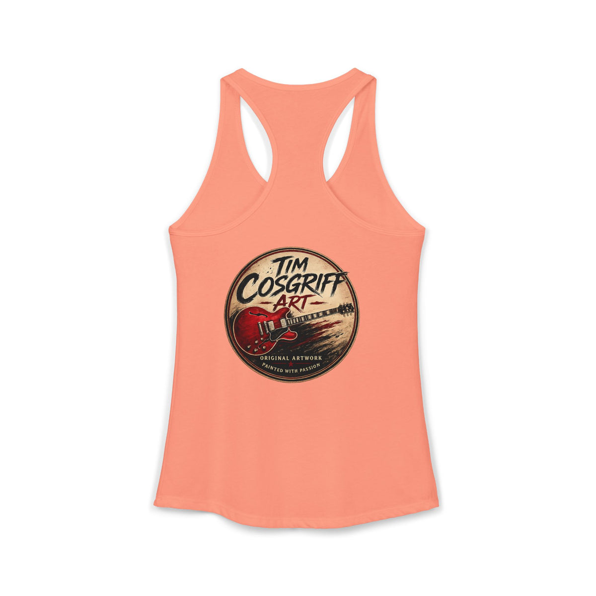 Jimmy Page Guitarist Women's Ideal Racerback Tank