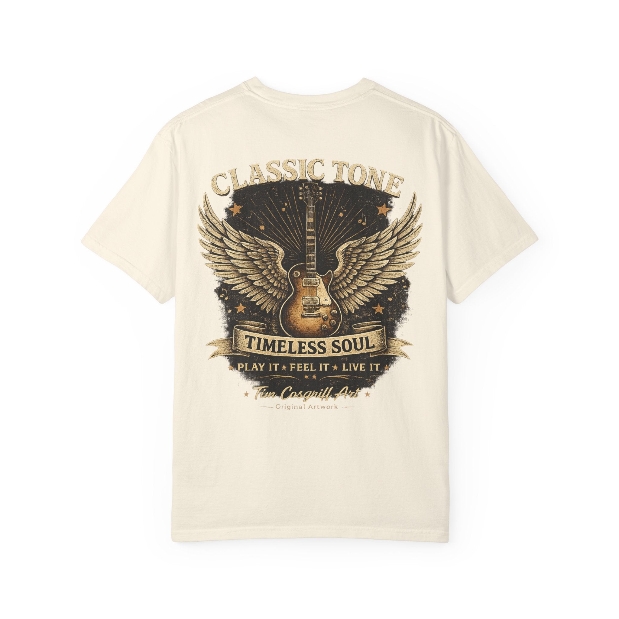 Classic Tone Timeless Soul Guitar T-Shirt — Vintage Rock Music Tee