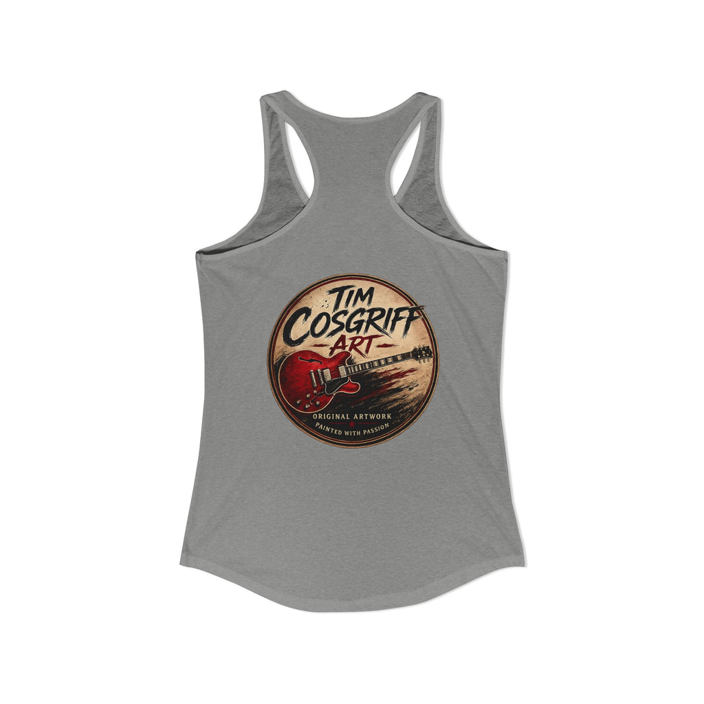Alvin Lee at Woodstock Women's Racerback Tank