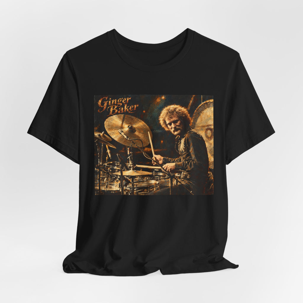 Ginger Baker Drummer T Shirt
