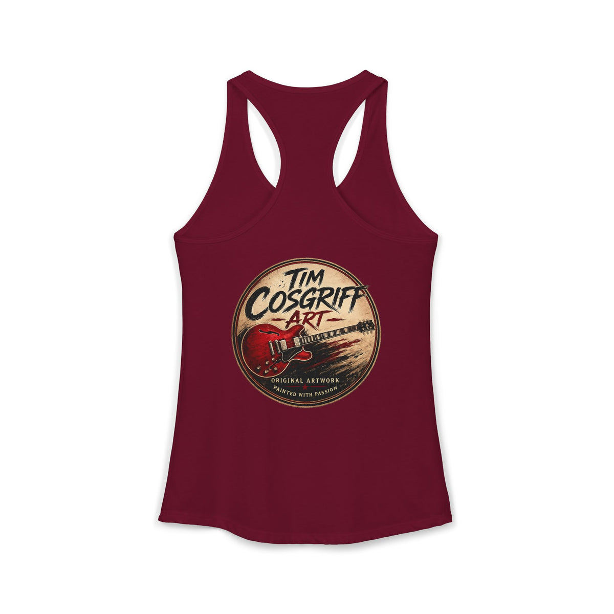 Alvin Lee at Woodstock Women's Racerback Tank