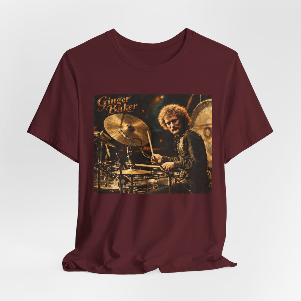 Ginger Baker Drummer T Shirt