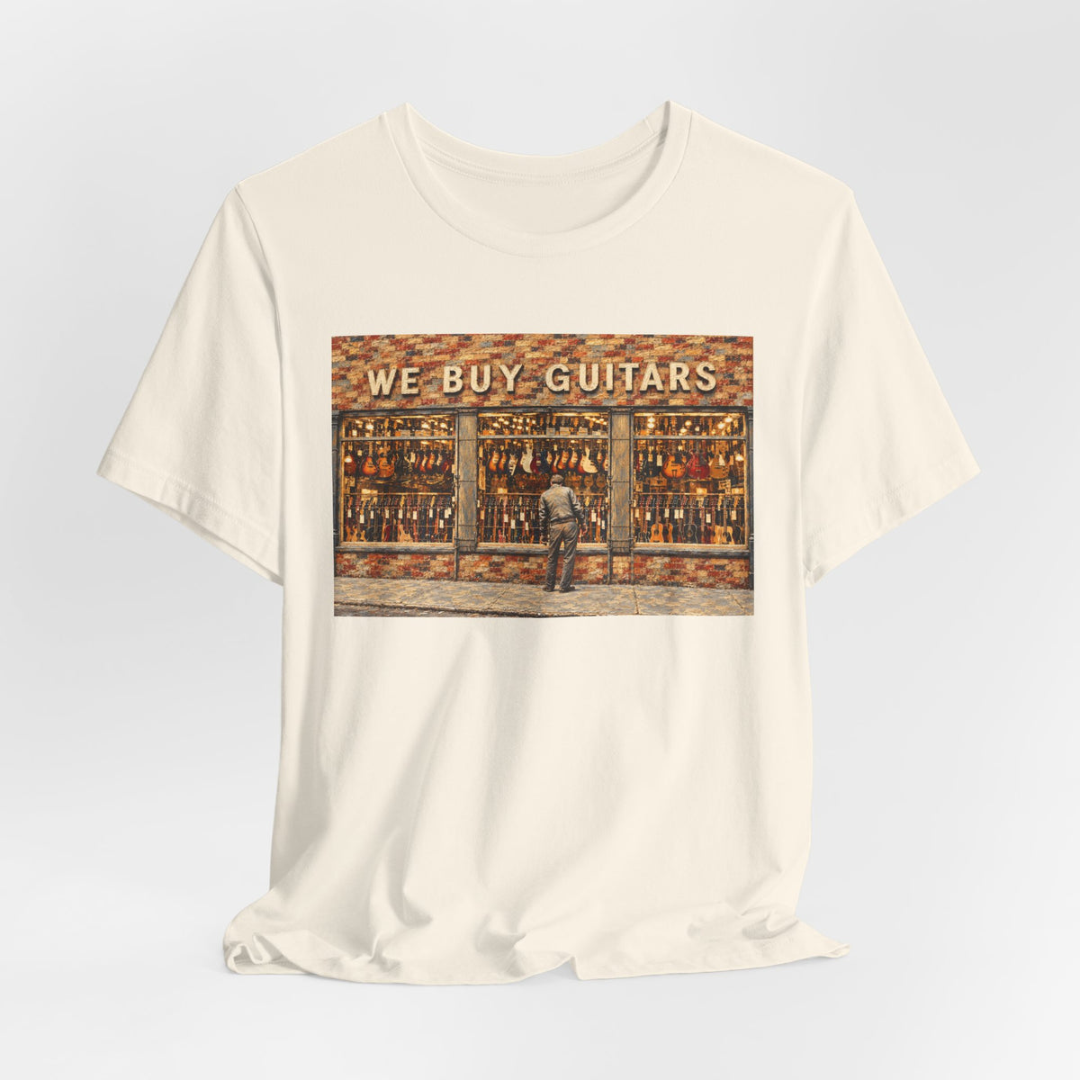 We Buy Guitars Vintage Music Store Tee
