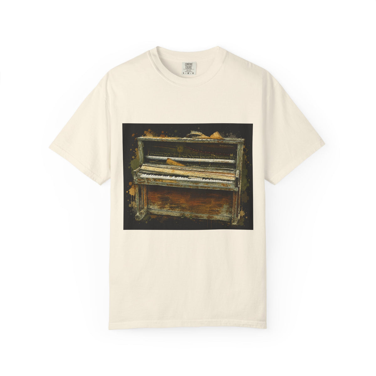 Vintage Piano Original Art T Shirt