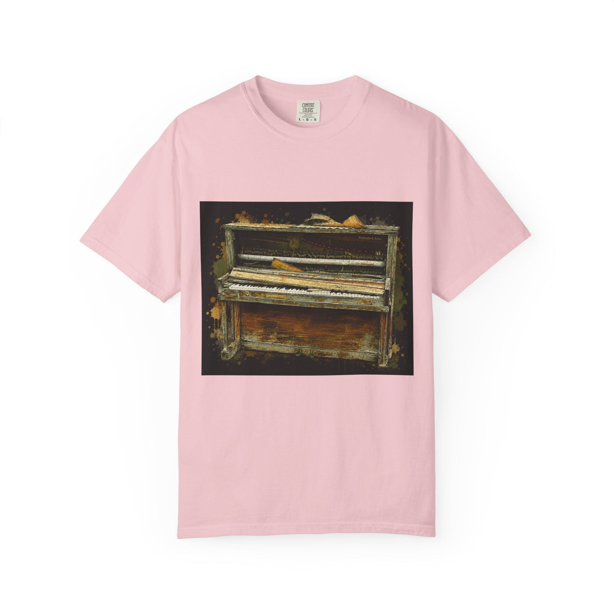 Vintage Piano Original Art T Shirt