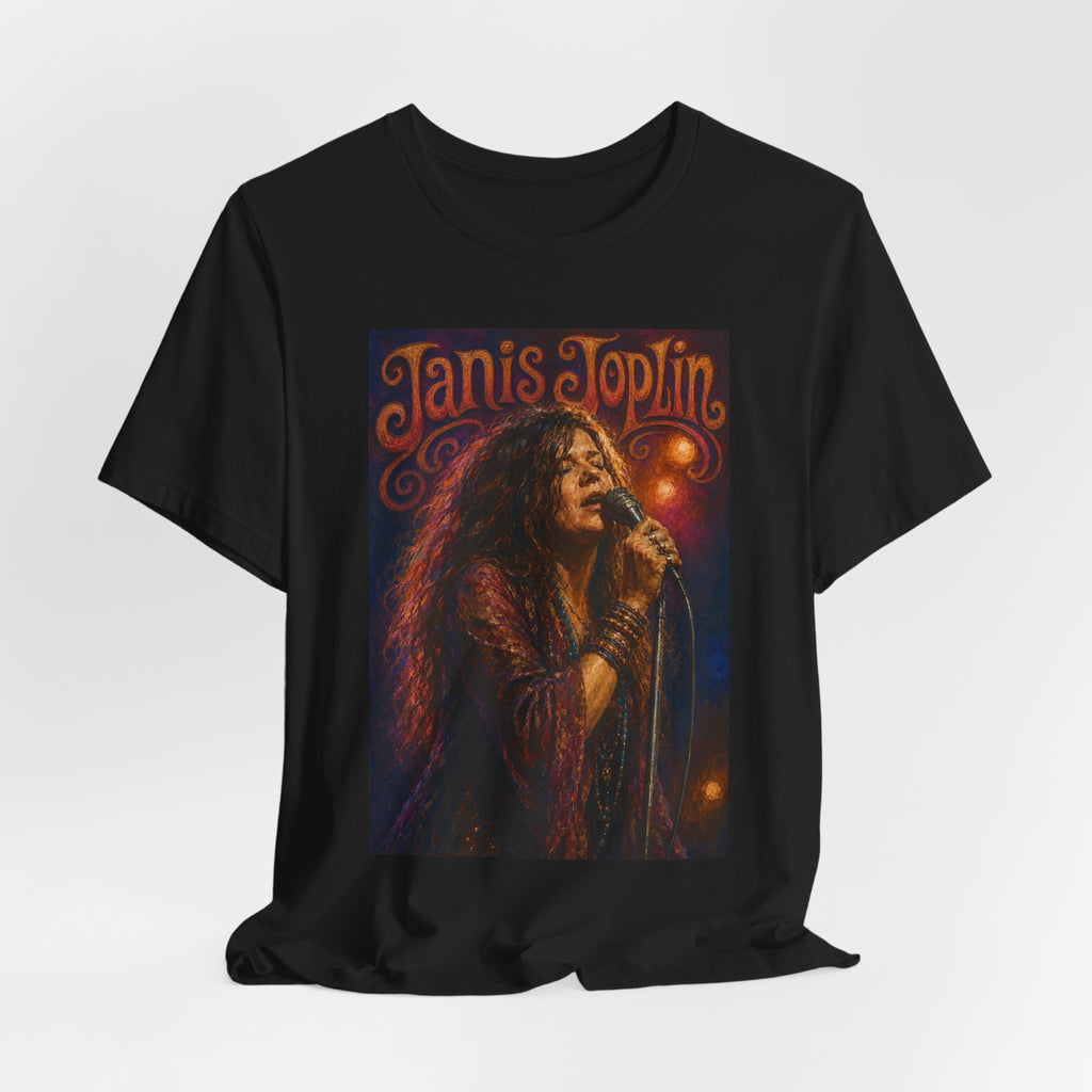 Janis Joplin Concert Poster Style T Shirt