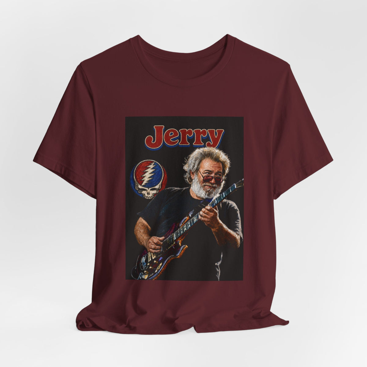 Jerry Garcia Guitar Portrait T Shirt