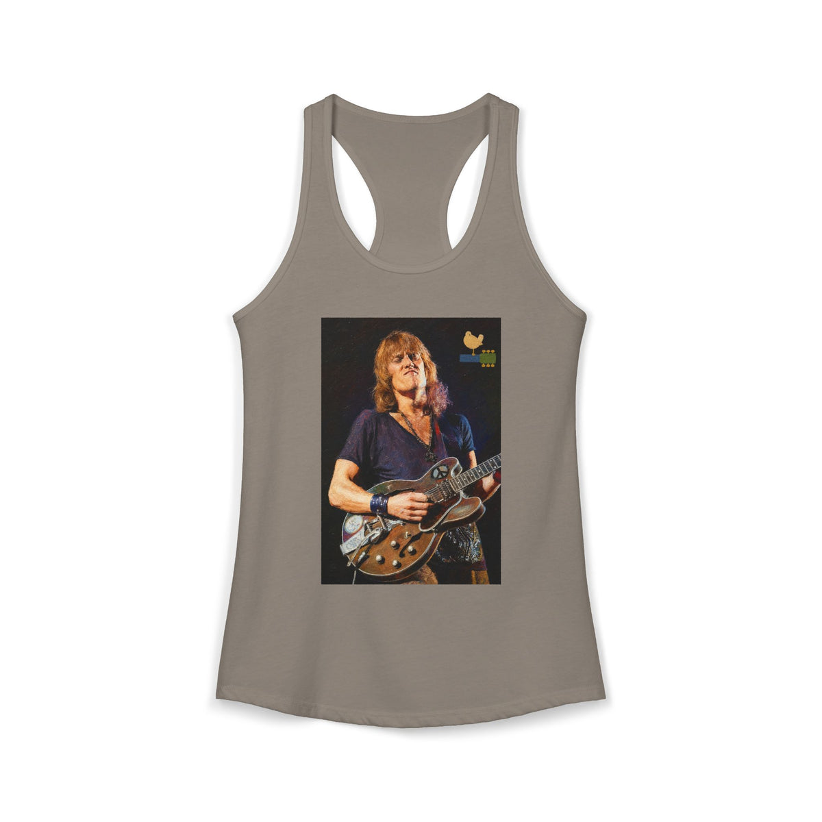 Alvin Lee at Woodstock Women's Racerback Tank