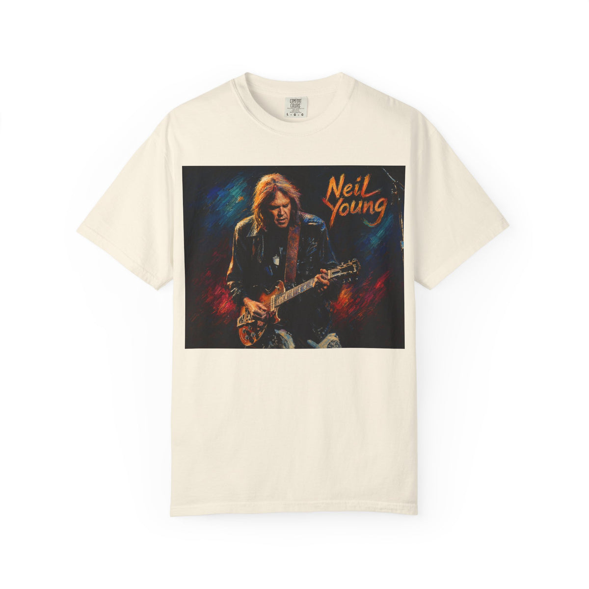 Neil Young Vintage Guitar T Shirt