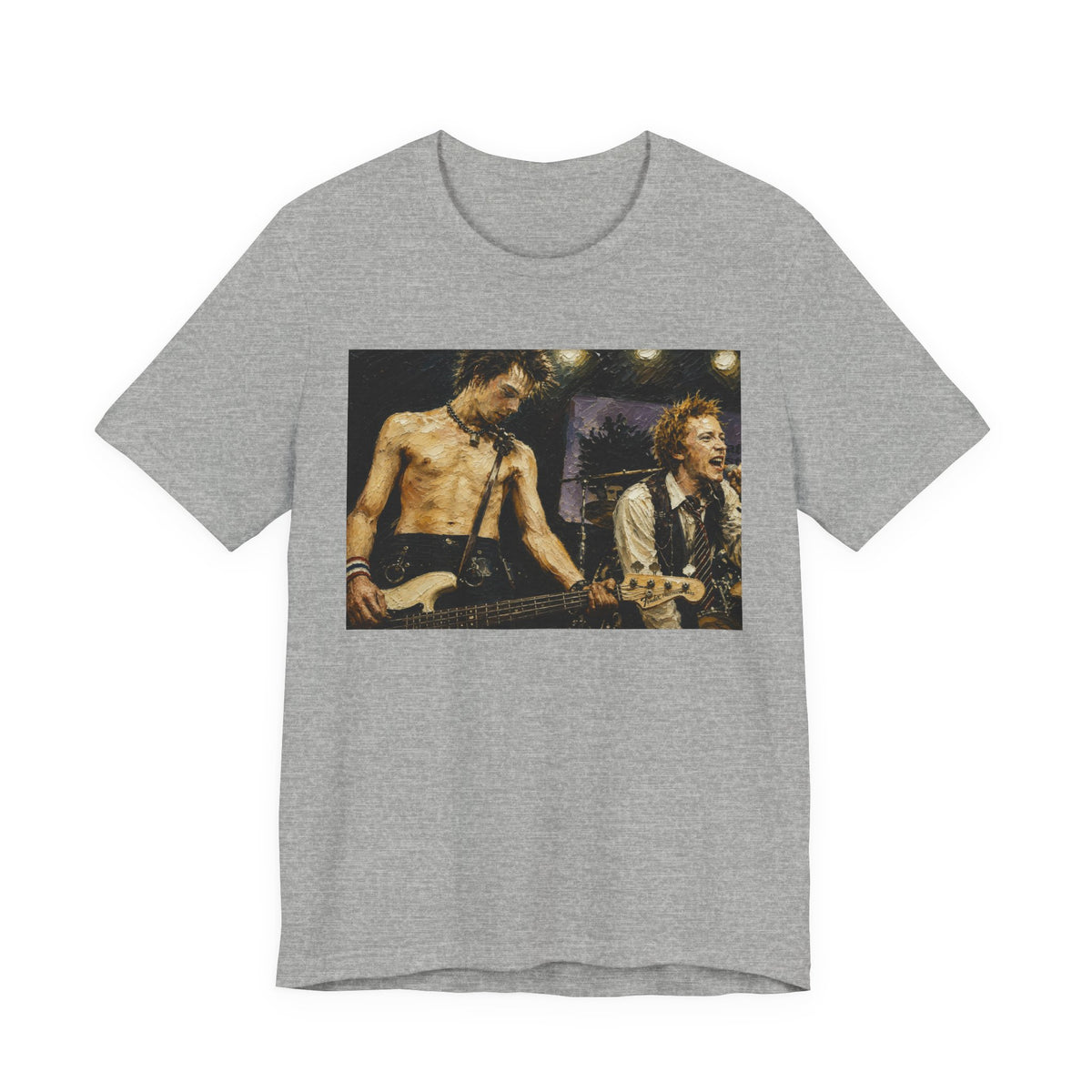 Sid Viscious and Johnny Rotten Live Band T Shirt