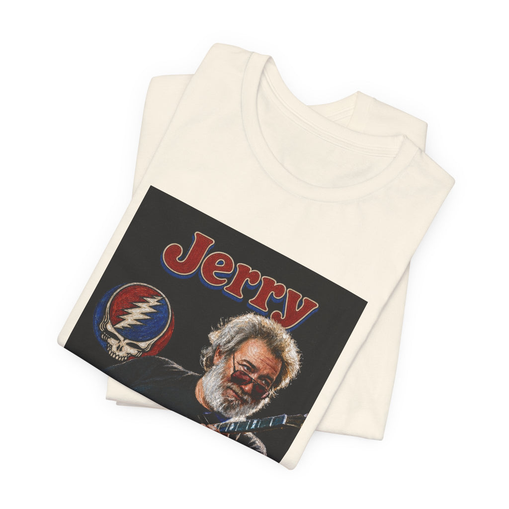 Jerry Garcia Guitar Portrait T Shirt