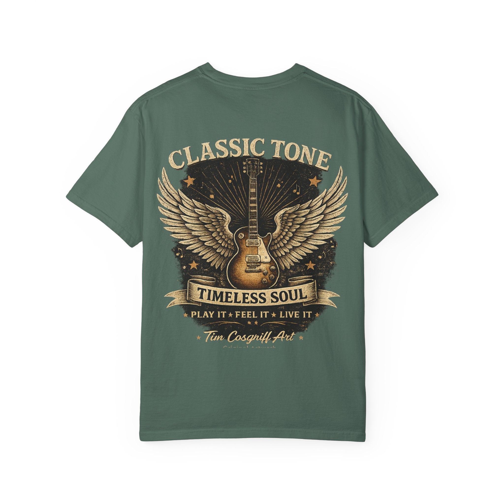 Copy of Classic Tone Timeless Soul Guitar T-Shirt — Winged Guitar Rock Tee