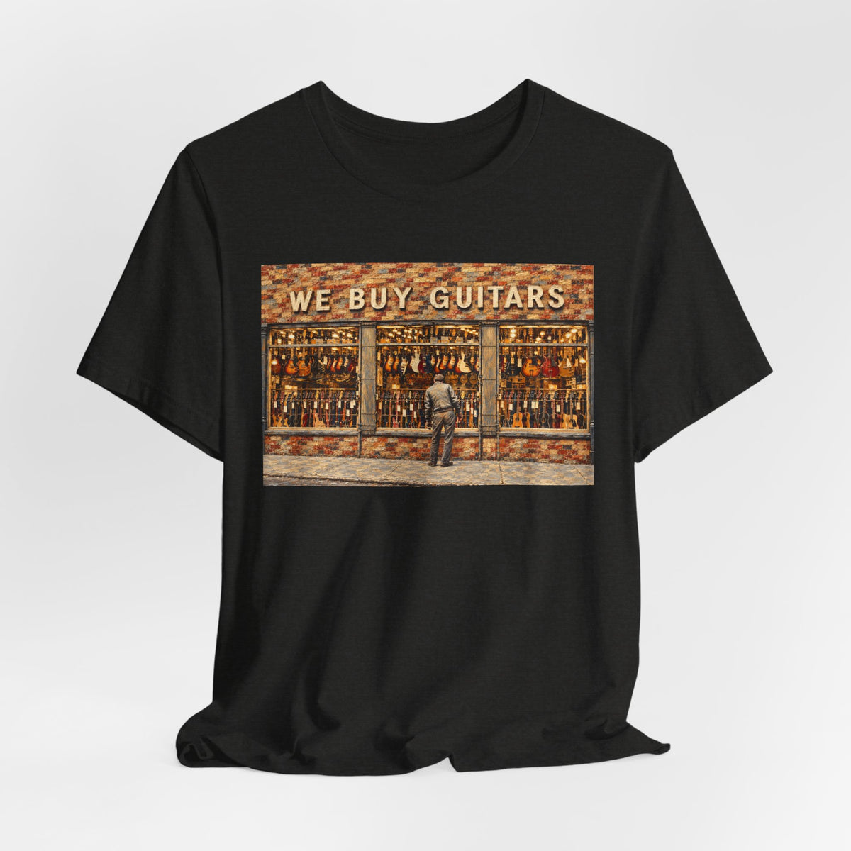We Buy Guitars Vintage Music Store Tee