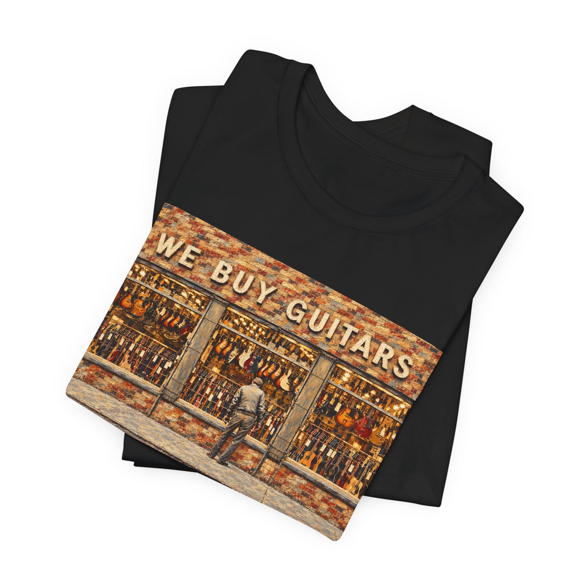 We Buy Guitars Vintage Music Store Tee