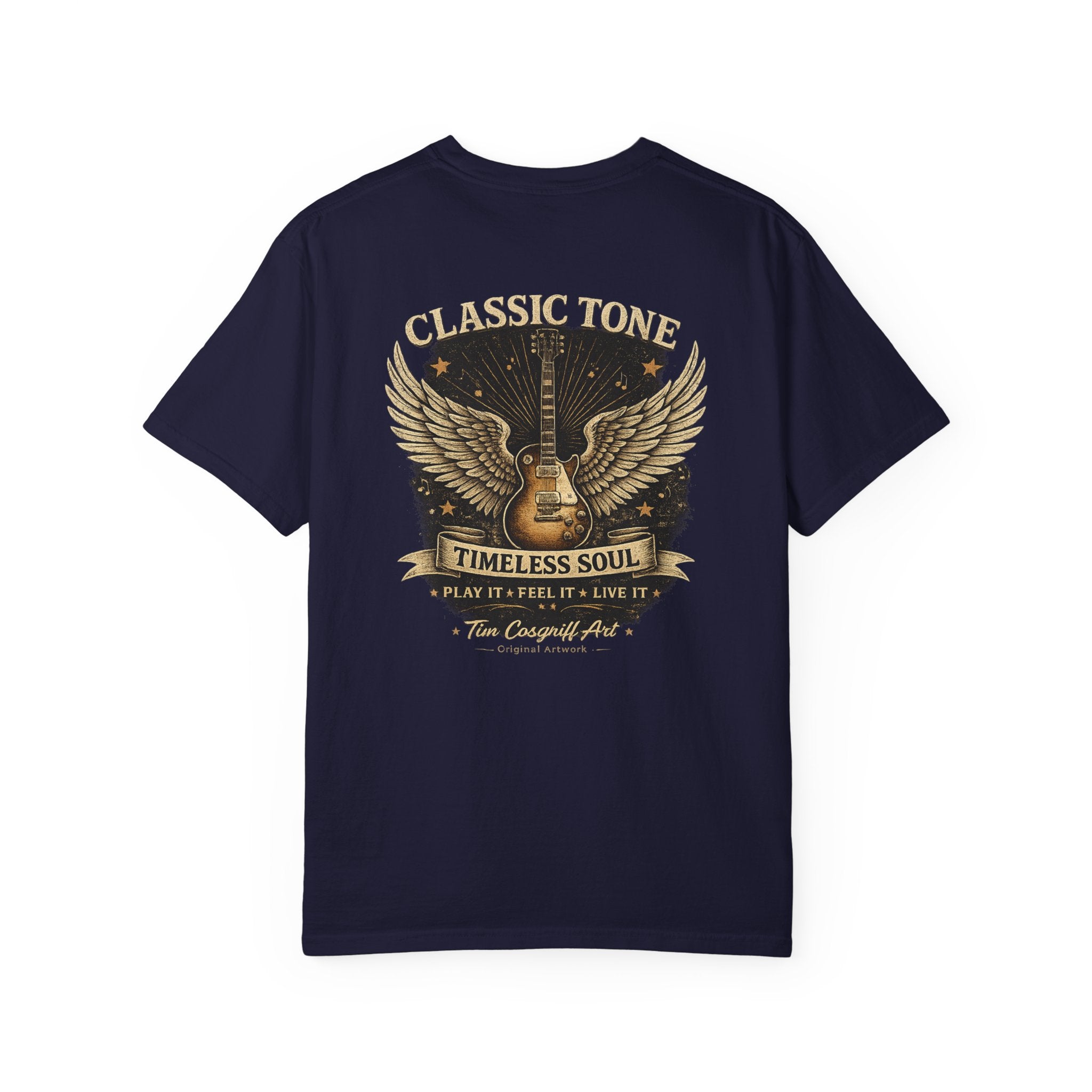 Guitar Vintage Tee — "Classic Tone, Timeless Soul" Rock Music T-Shirt