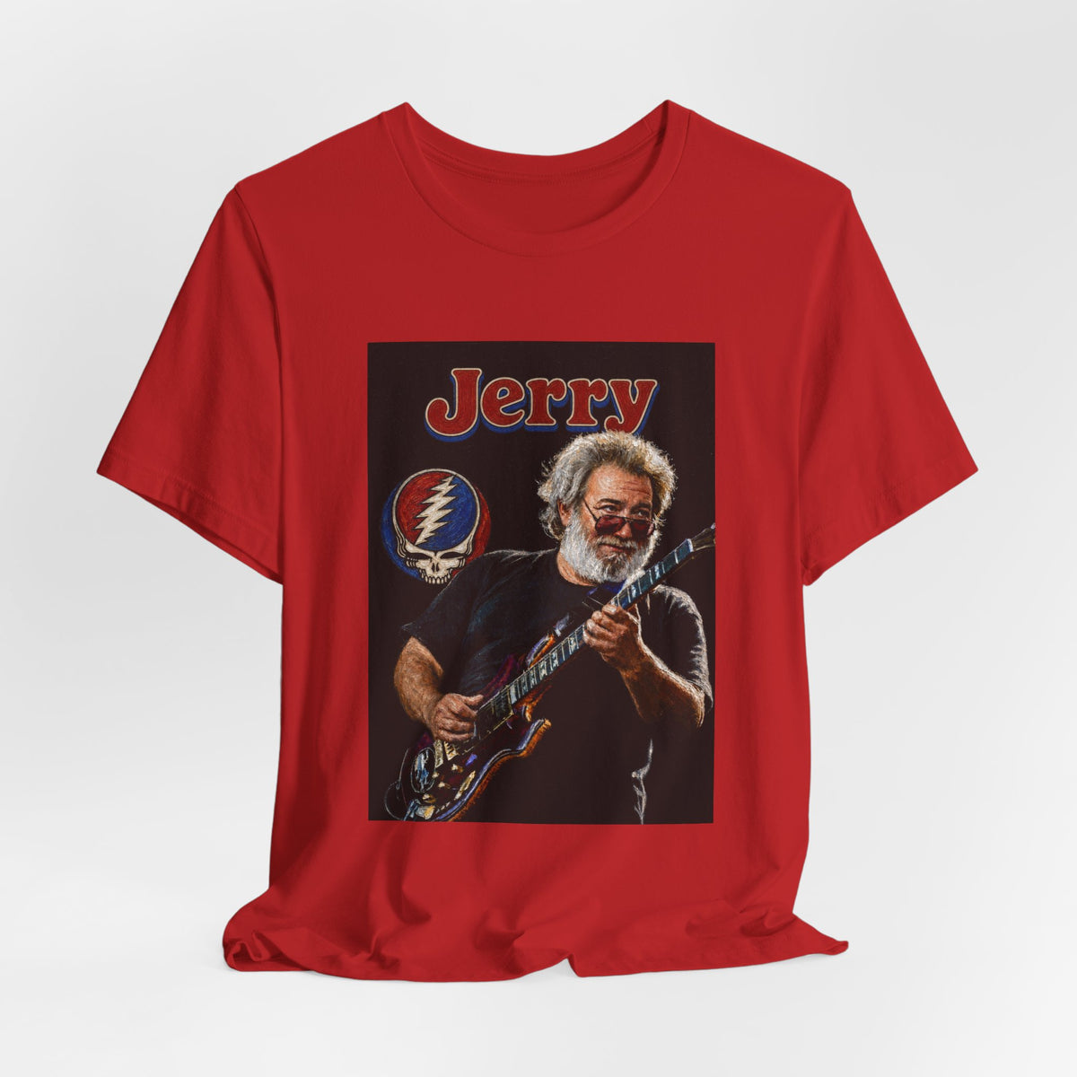 Jerry Garcia Guitar Portrait T Shirt