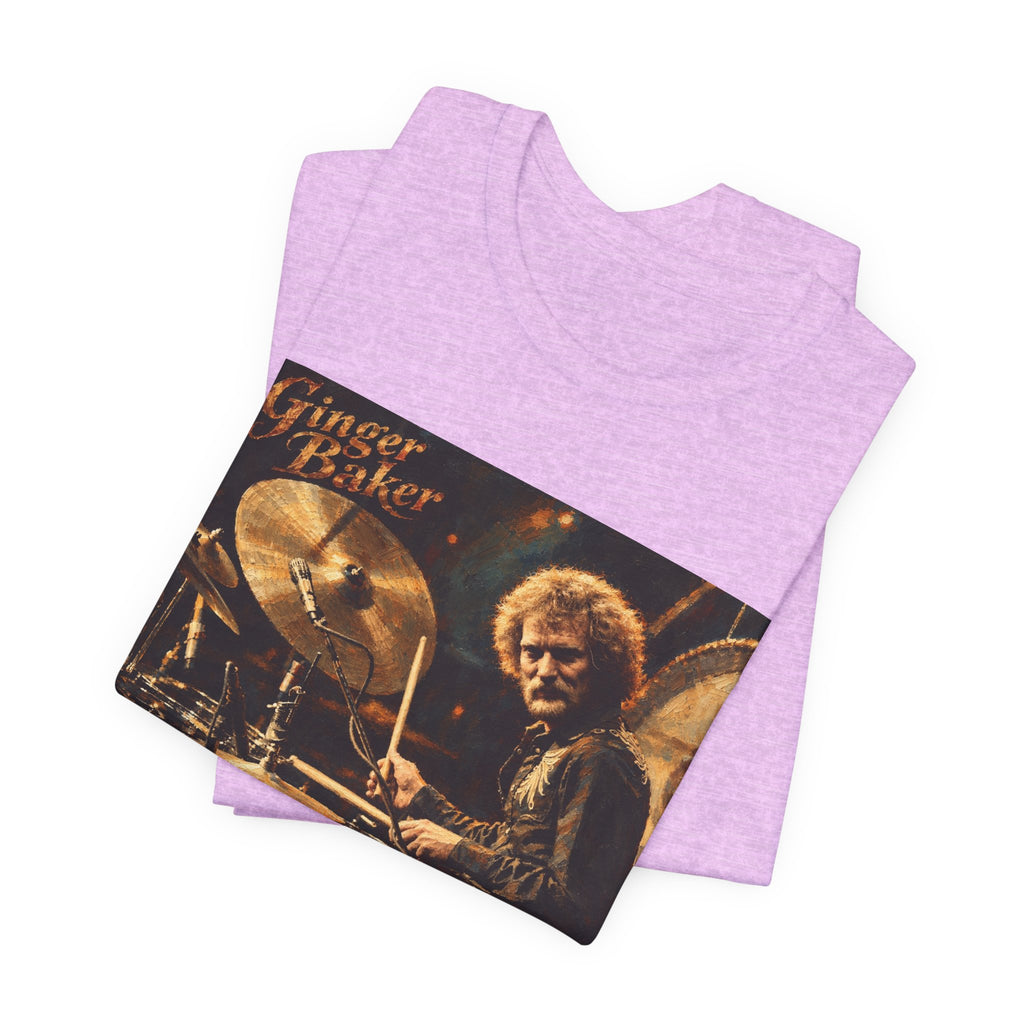 Ginger Baker Drummer T Shirt