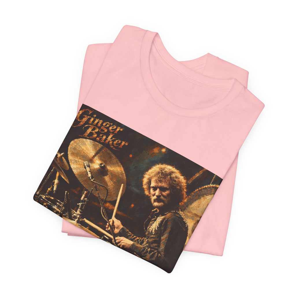 Ginger Baker Drummer T Shirt