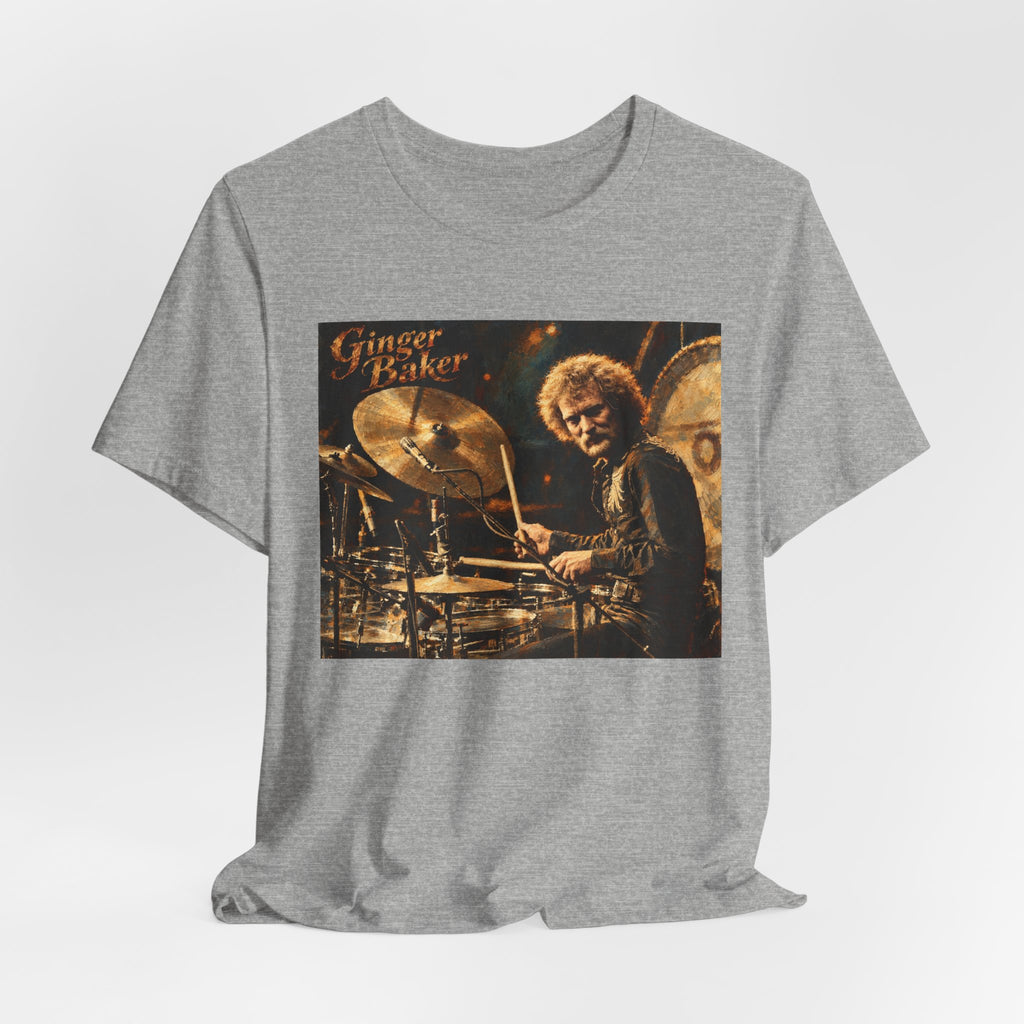 Ginger Baker Drummer T Shirt