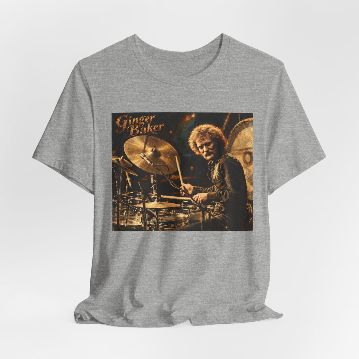 Ginger Baker Drummer T Shirt