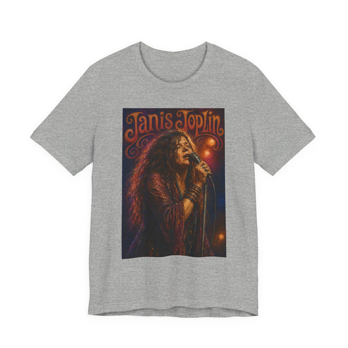 Janis Joplin Concert Poster Style T Shirt