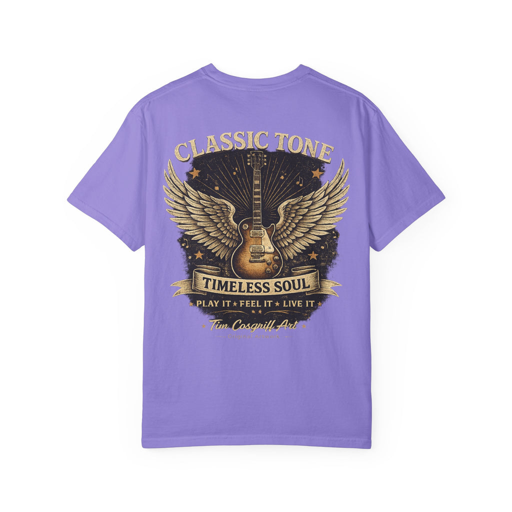 Classic Tone Timeless Soul Guitar T-Shirt — Vintage Rock Music Tee