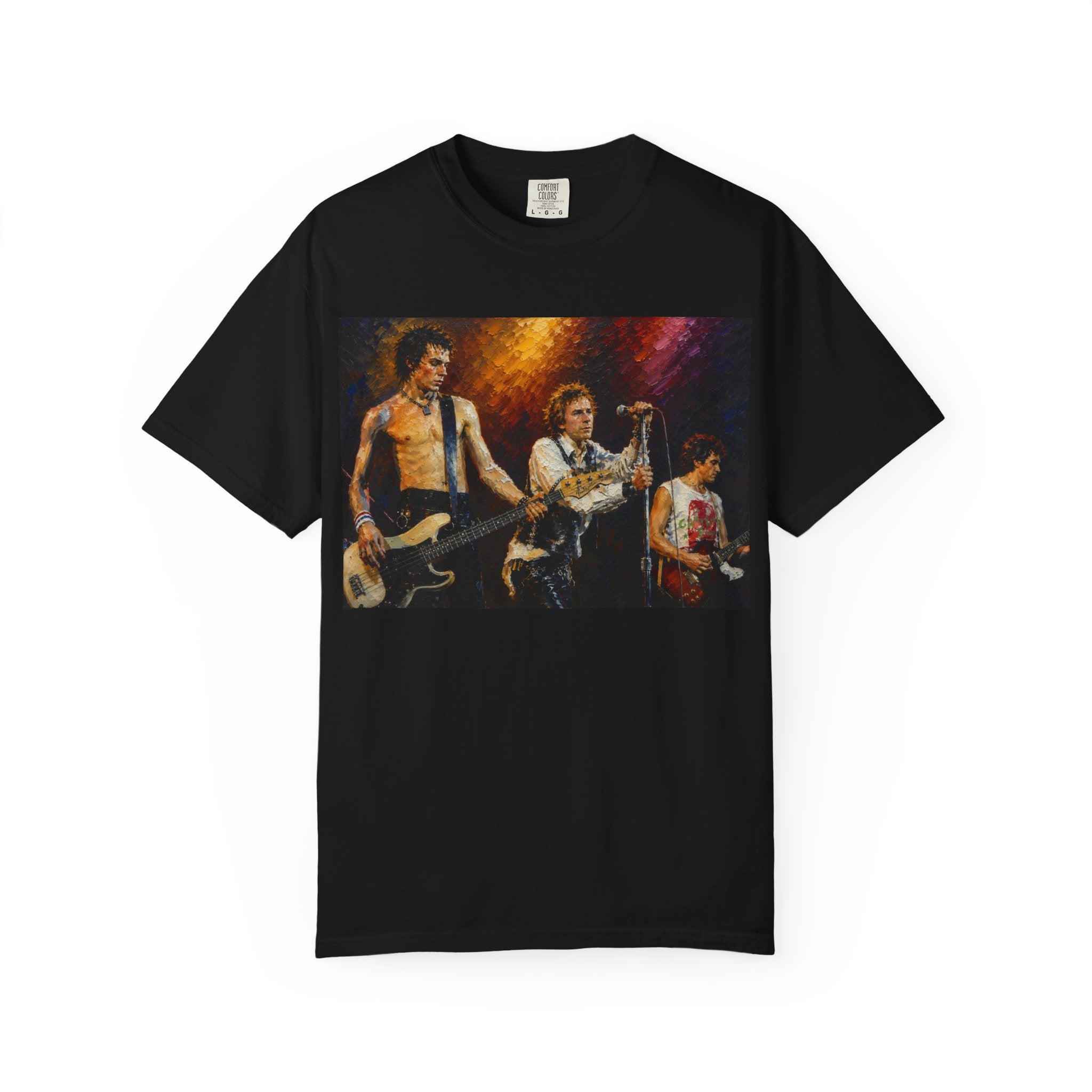 Punk Rock T‑Shirt  Retro Rock Band Photo Tee