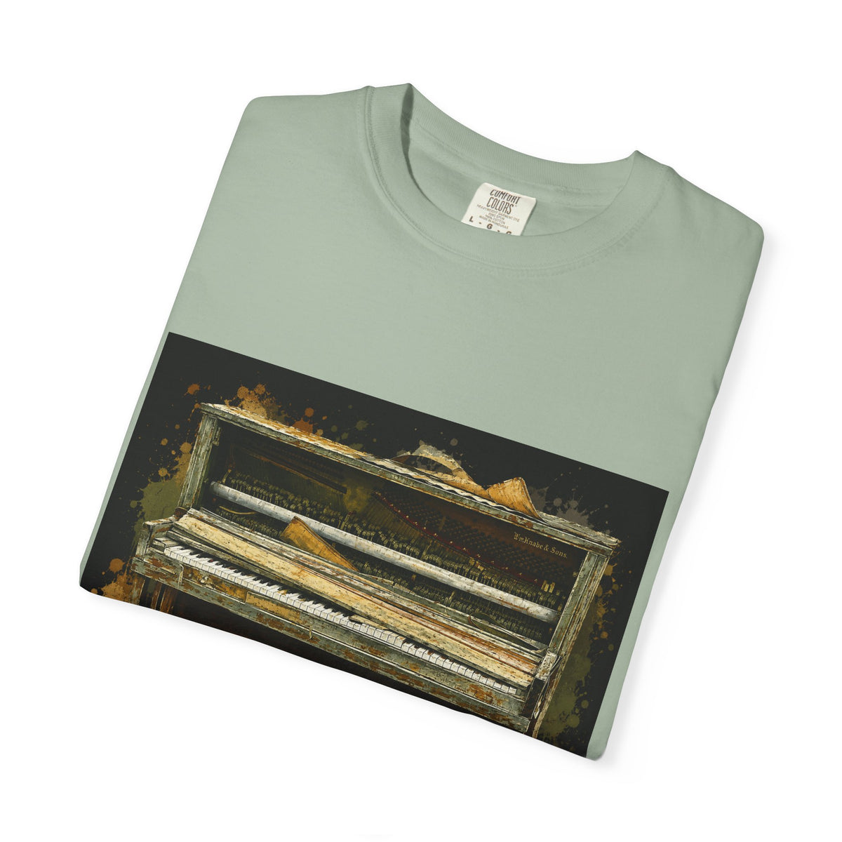 Vintage Piano Original Art T Shirt