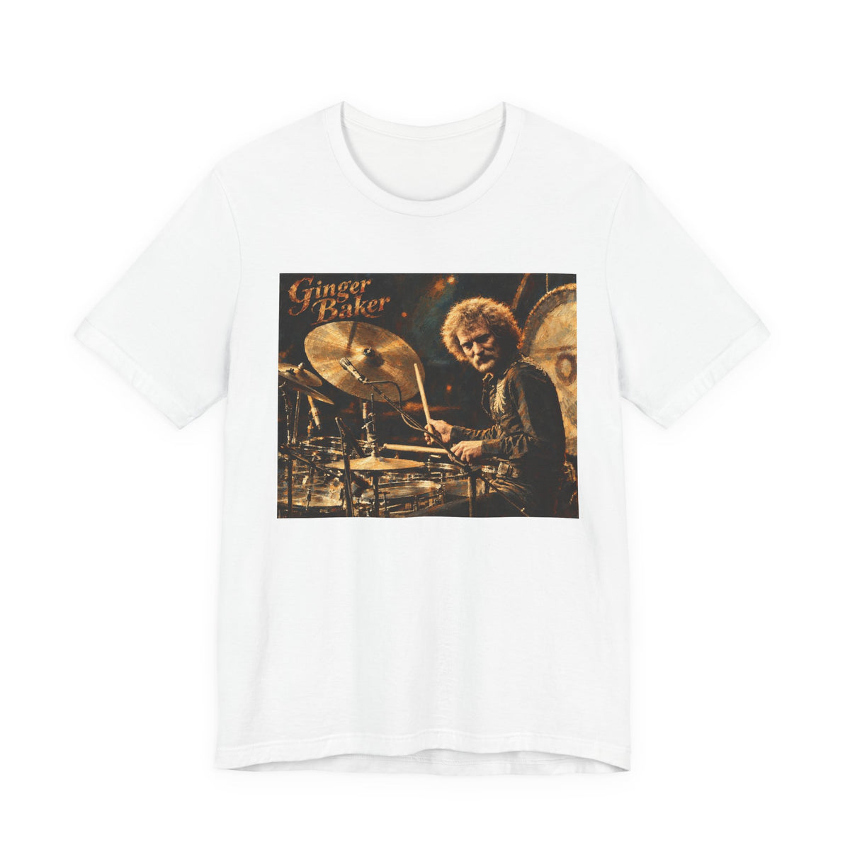 Ginger Baker Drummer T Shirt