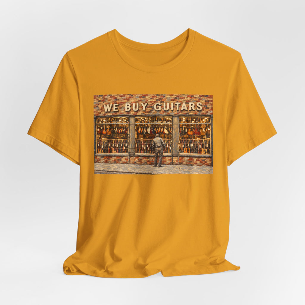 We Buy Guitars Vintage Music Store Tee