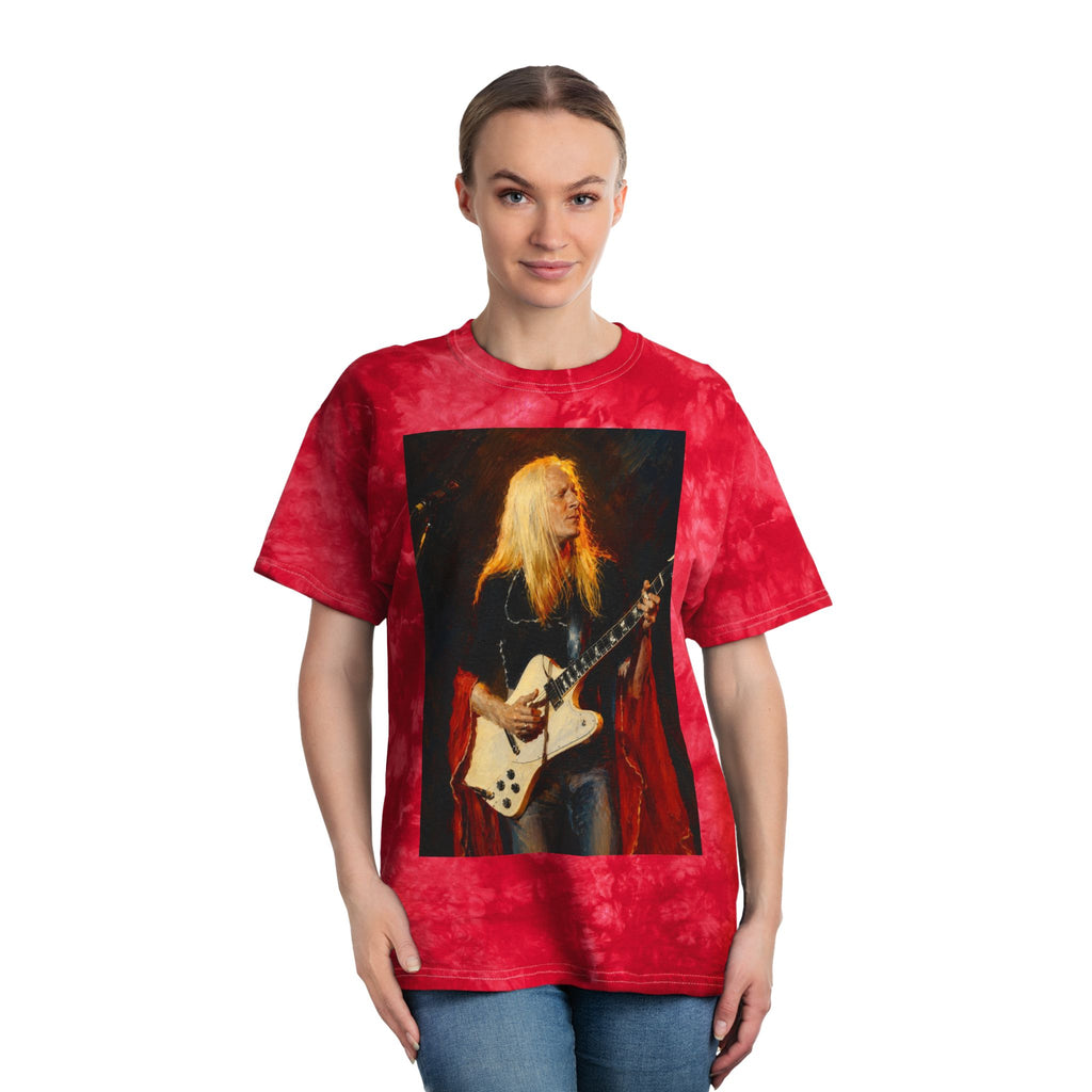 Johnny Winter Tie Dye T Shirt