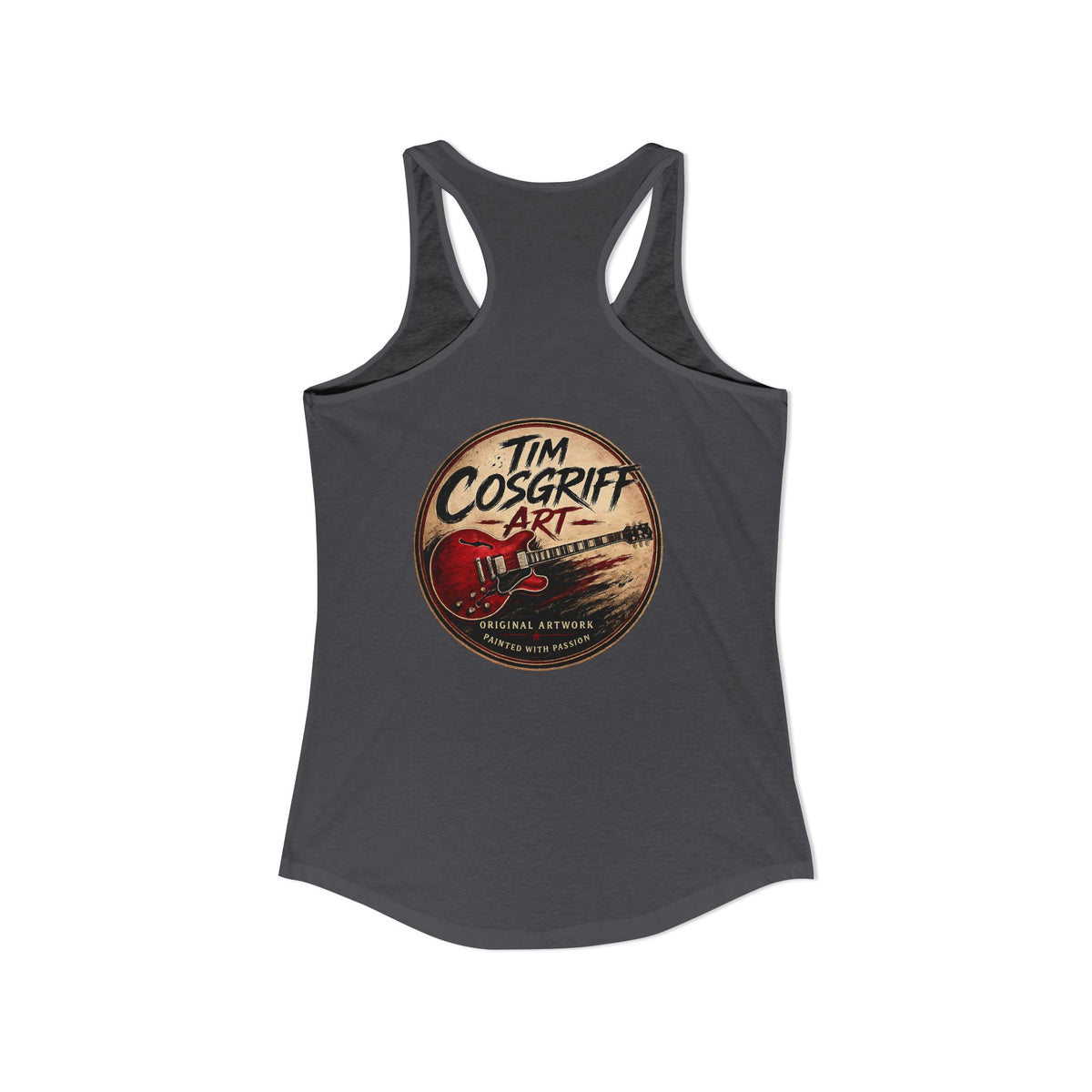 Jimmy Page Guitarist Women's Ideal Racerback Tank
