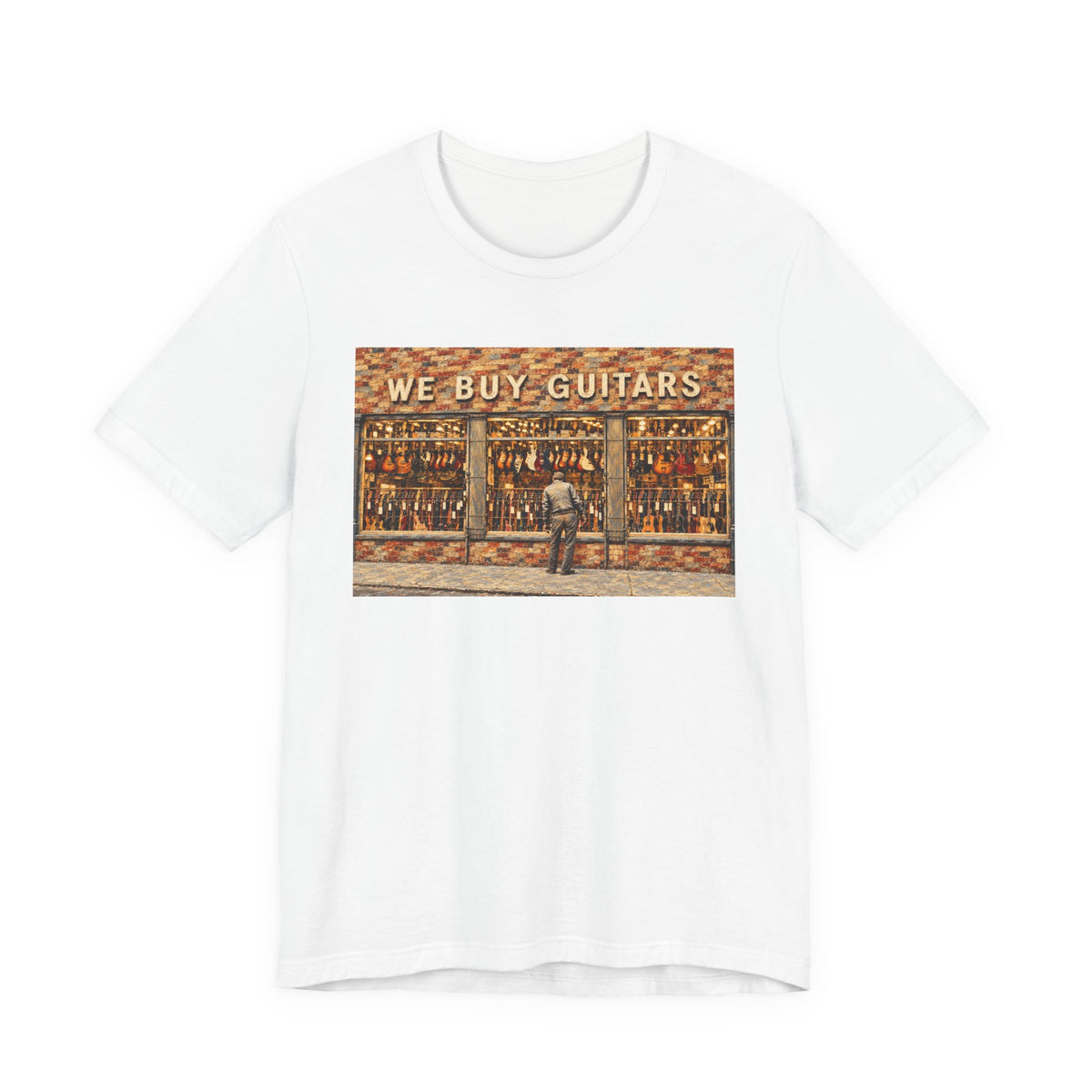 We Buy Guitars Vintage Music Store Tee