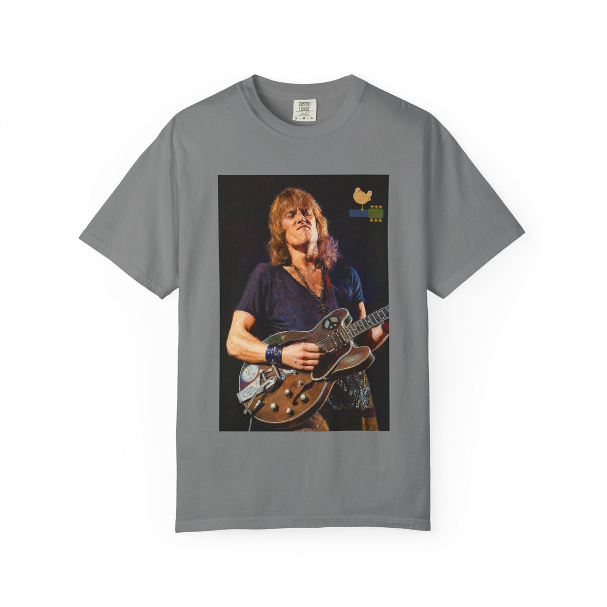 Alvin Lee performing at Woodstock T Shirt