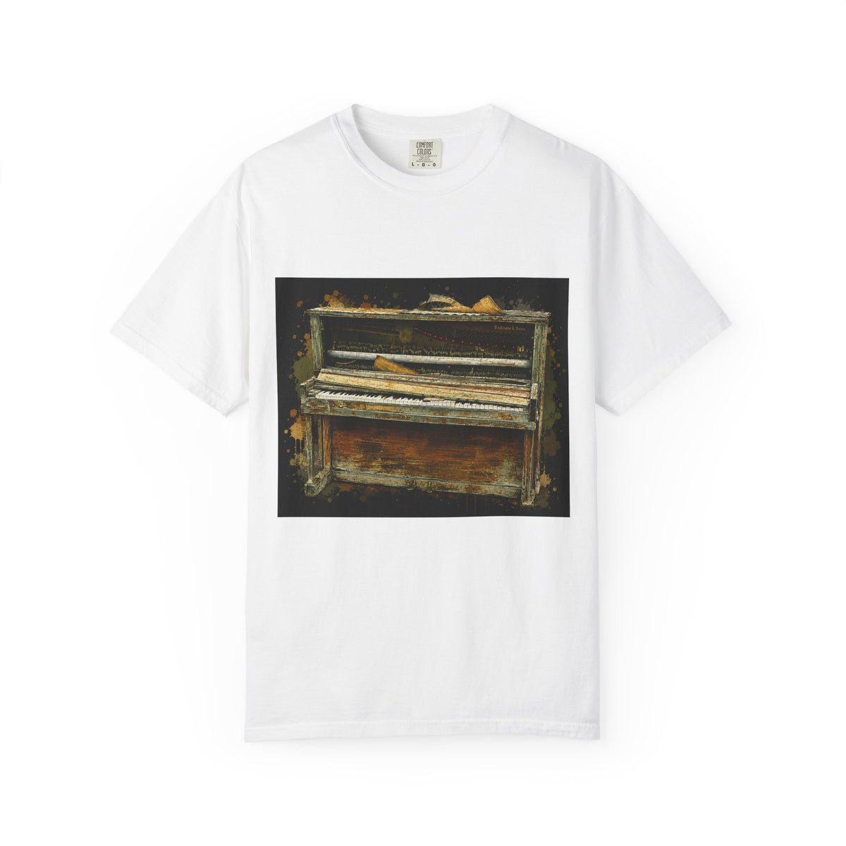 Vintage Piano Original Art T Shirt