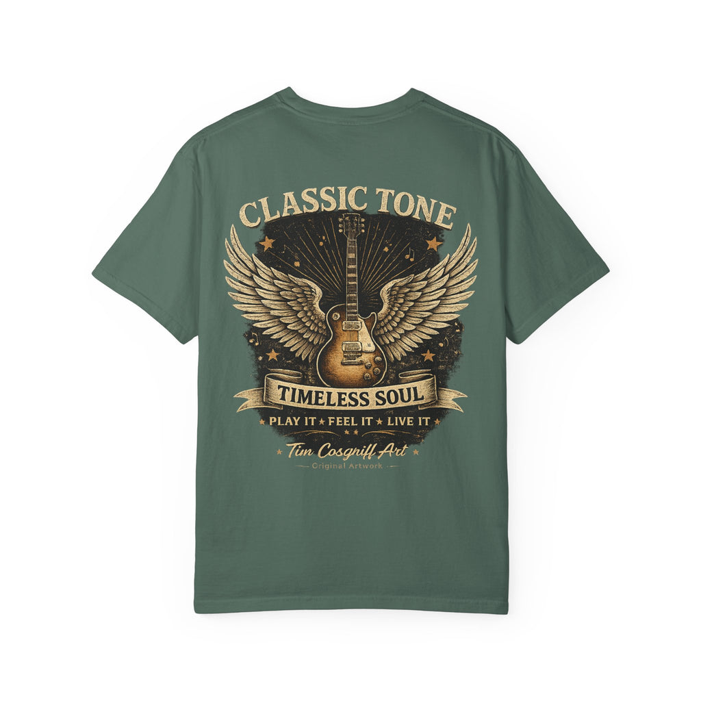 Graphic T-Shirt — Classic Tone "Timeless Soul" Guitar Design